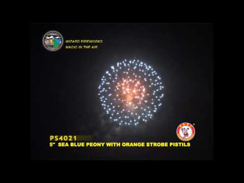 SS100PE08 - 4 INCH SHELL - WIZARD FIREWORKS - PS4021