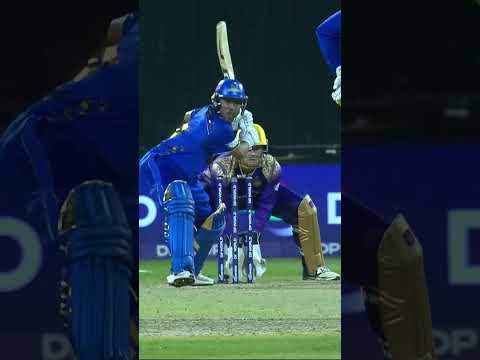 Shakib Al Hasan 4️⃣ 6️⃣ 4️⃣ Off Livingstone! 😱 💥#ADKRvMIE #DPWorldILT20 #AllInForCricket M3Y1J
