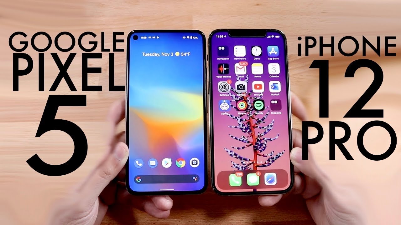 iPhone 12 Pro Vs Google Pixel 5! (Comparison) (Review)