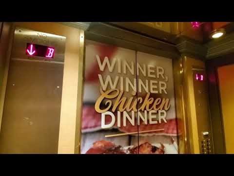 1956 Otis (mb. Innovation Brewser) Elevator at Fremont Hotel & Casino in Las Vegas, NV