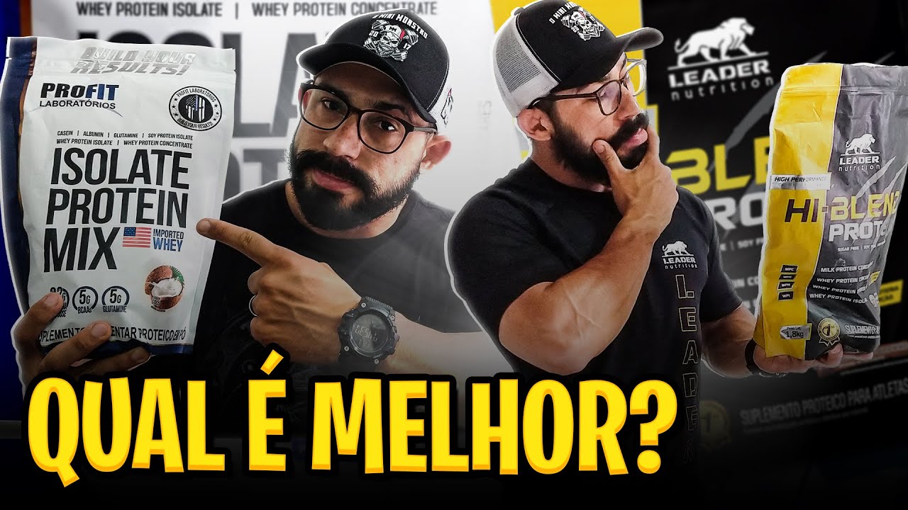 Hi-Blend [Leader] vs Isolate Protein Mix [ProFit] | QUAL É MELHOR