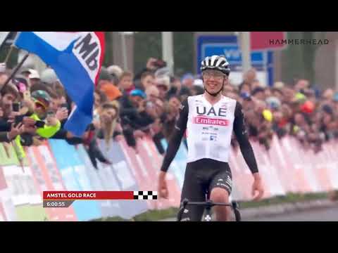 BEST ATTACK TADEJ POGACAR AT AMSTEL GOLD MEN RACE 2023 #100 #race #cycling #finish #subscribe
