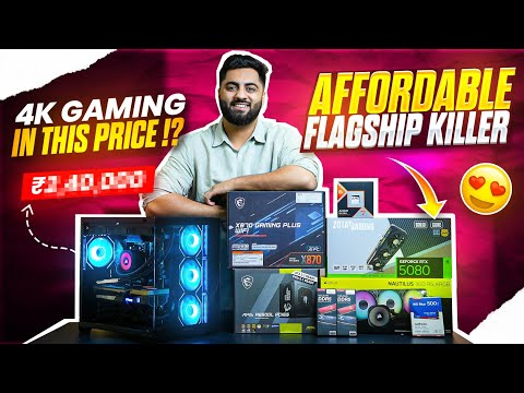 Rs 2.4 LAKH  RTX 5080 4K Gaming PC Build: AFFORDABLE Flagship Killer 🤯