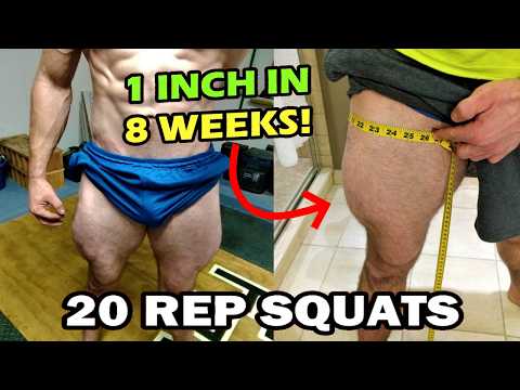 The Old School Secret to Build Huge Legs Fast: 20 Rep Squats (Insane Natty Gains!)