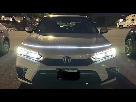 CarXK Dynamic Car Hood Led Light Strip 2022 Honda Civic