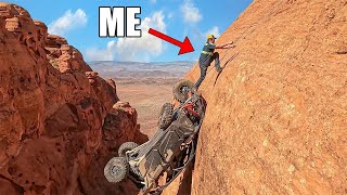 They Launched Off A Cliff… Driver Lucky To Be Alive!