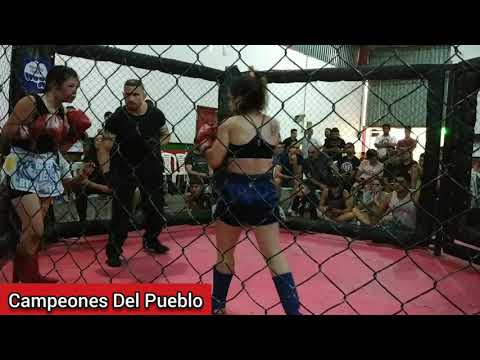 🥊Milagros Galeano Vs Milena Mora - KICK BOXING - SEMI PRO - Campeones Del Pueblo - Siempre Humilde