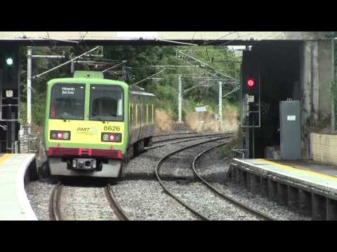 Harmonstown HD-Irish Rail Dart 8520 class no.8525 departs for Howth