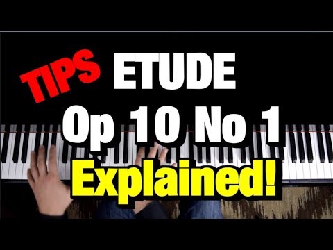 HOW TO PLAY - Chopin - Etude Op. 10 No. 1 (Waterfall) (Piano Tutorial Lesson)