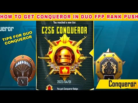 HOW TO GET CONQUEROR IN DUO FPP RANK PUSH || TOP 10 TIPS FOR DUO FPP CONQUEROR |CONQUEROR IN DUO FPP
