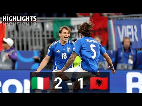 Italy vs Albania (2-1) All GOALS & Extended HIGHLIGHTS | UEFA EURO 2024!