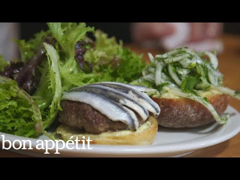 How to Make Hart's Lamb Burger | Cook Like a Pro | Bon Appetit