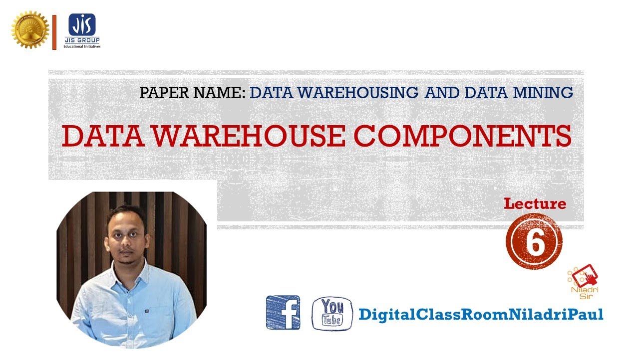 LECTURE 6: DATA WAREHOUSE COMPONENTS | DATA WAREHOUSE AND DATA MINING | BTECH | COMPUTER SCIENCE