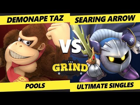 Smash Ultimate Tournament - Demonape Taz (DK)  Vs. Searing Arrow (Meta Knight) - The Grind 68 SSBU