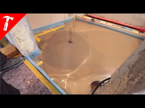 Here's what you should know BEFOREHAND - Laying self-leveling screed
