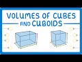 GCSE Maths - Volumes of Cubes and Cuboids #110