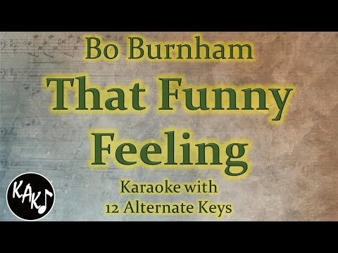 That Funny Feeling Karaoke - Bo Burnham Instrumental Lower Higher Female Original Key