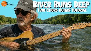JJ Cale Style Guitar Tutorial | Two Chords, Endless Groove – River Runs Deep Lesson