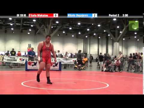 Greco GR 130 KG - O`kala Makaiau vs. Nikola Bogojevic