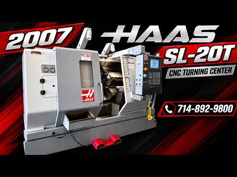 2007 HAAS SL-20T CNC Lathes | PM Machines (1)