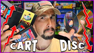Are Cartridge Games BETTER Than Disc Games? | Ft Retro Bird