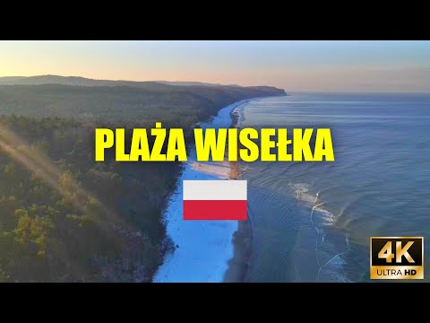 PLAŻA WISEŁKA | ZIMA | Dronem przez Świat | 4K