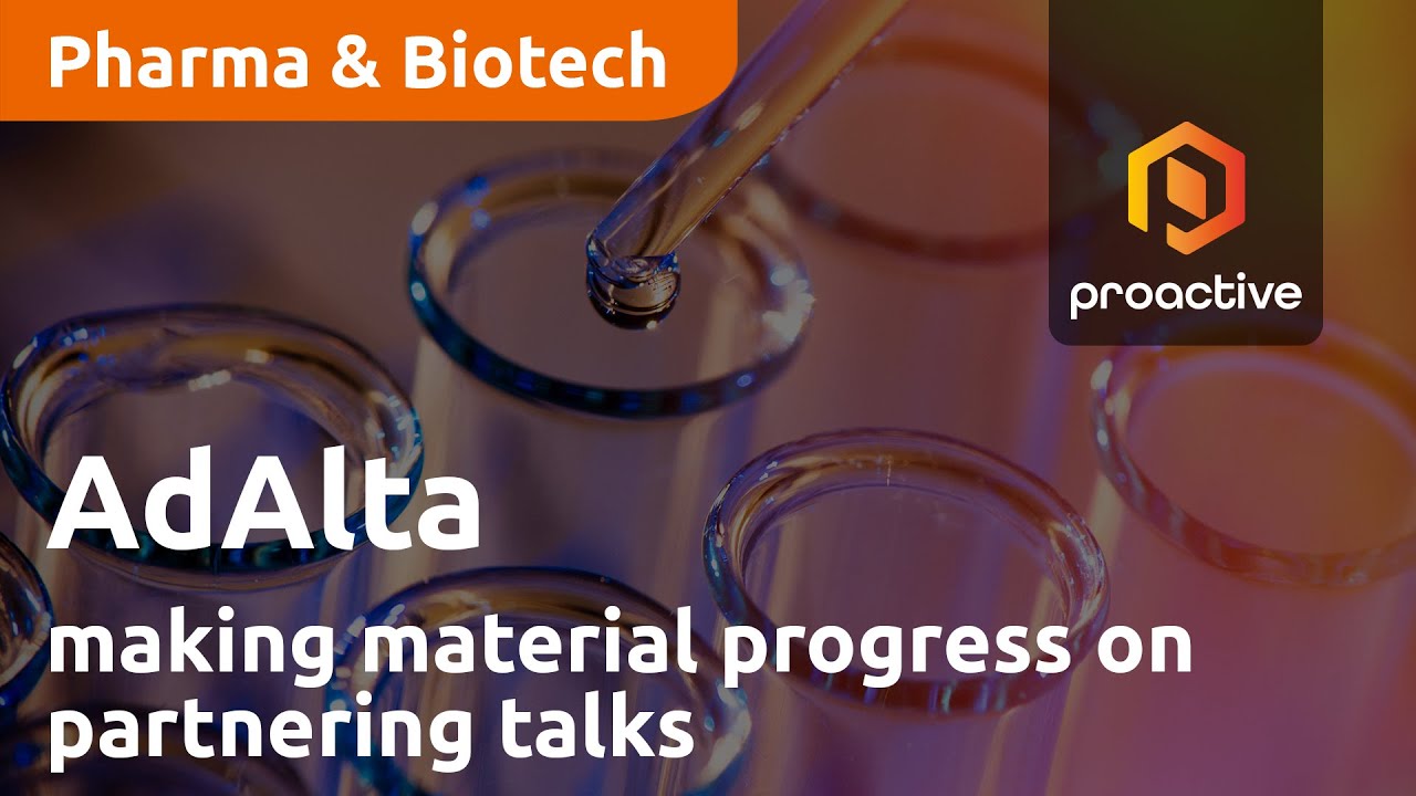 AdAlta making material progress on partnering talks