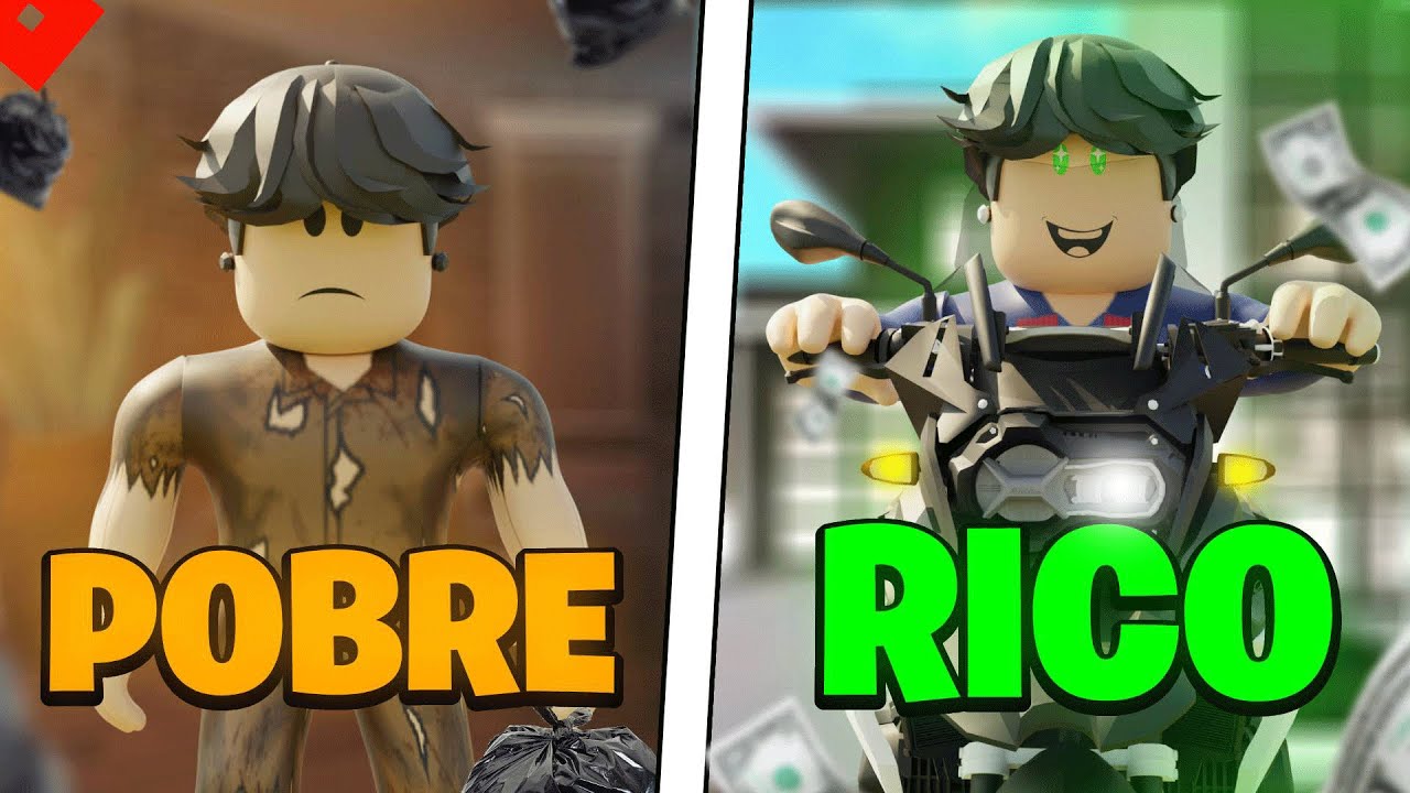 O POBRE QUE FICOU RICO MOTO | Roblox - Rodograu