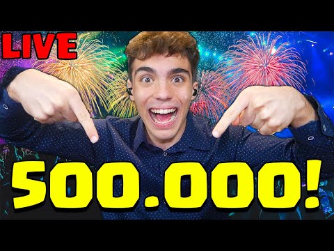 🔴500.000 ISCRITTI IN LIVE!!🎉 VENITE TUTTI A FESTEGGIARE!