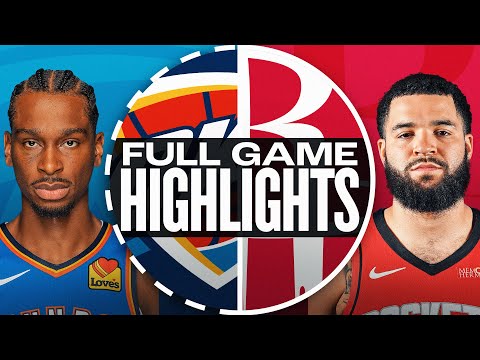 THUNDER at ROCKETS | FULL GAME HIGHLIGHTS | December 1, 2024