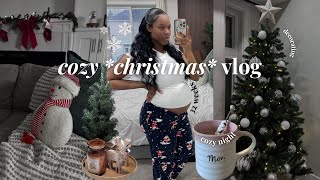 VLOG: Christmas Decorating + Christmas Pyjamas + Birthday Celebration + Cozy Christmas Night