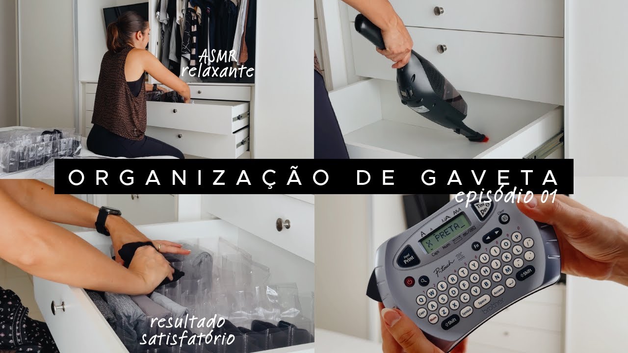 I organized all my husband's drawers | satisfying ASMR organization video