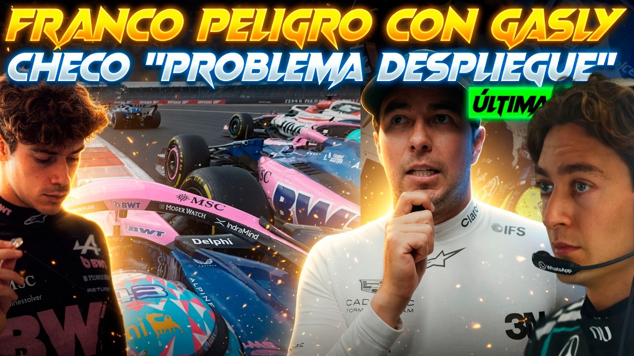 ALPINE F1 DEBE ADVERTIR A GASLY EN LA SALIDA, CHECO DE NUEVO EL DESPLIEGUE EN QUALY, RUSSELL AVISA