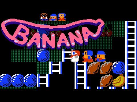 Banana (FC · Famicom) original video game | full game completion session 🎮