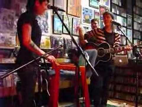 like oh like h live tegan and sara sara fucks up.