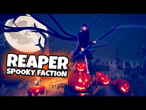 REAPER NEW UNIT FROM SPOOKY FACTION VS EVERY FACTION | TABS HALLOWEEN UPDATE