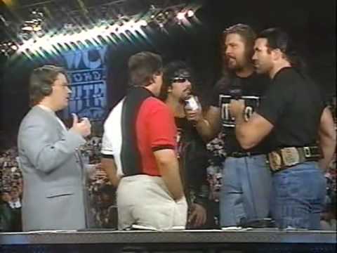 (3.24.1997) Road to Spring Stampede 1997 Part 4 - A look at The Steiner Bros. and The Outsiders feud