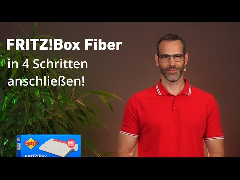 It's that quick to connect a FRITZ!Box Fiber!