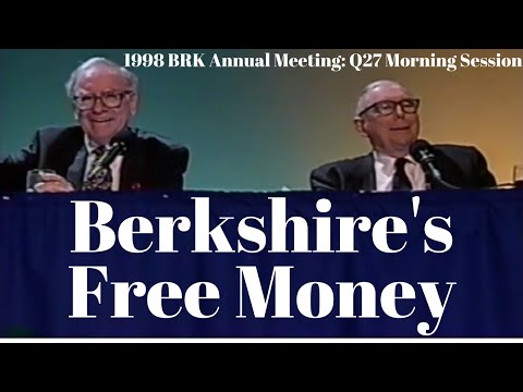 Warren Buffett On The Wonders Of Float (1998 Q27 am)