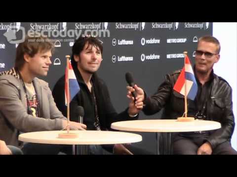 Netherlands 2011: Press Conference Day 3: 3JS esctoday.com Never Alone acapella