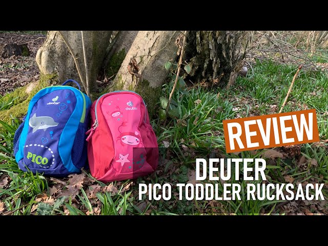 Видео Рюкзак детский Deuter Pico 5L (dustblue-alpinegreen)