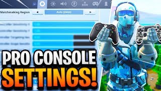 BEST CONSOLE SETTINGS in Fortnite! PRO PLAYER SETTINGS on CONTROLLER PS4/XBOX ONE! (Fortnite Tips)