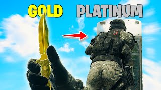 Modern Warfare 2: FULL GOLD & PLATINUM CAMO RIOT SHIELD/COMBAT KNIFE GUIDE!