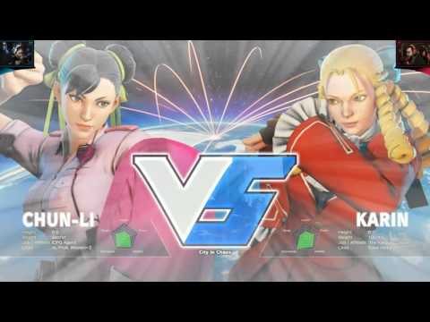 SFV: RSD CharmingRogue (Chun-Li) vs frionel-KOF (Karin) - Red Bull Kumite Qualifier 2016