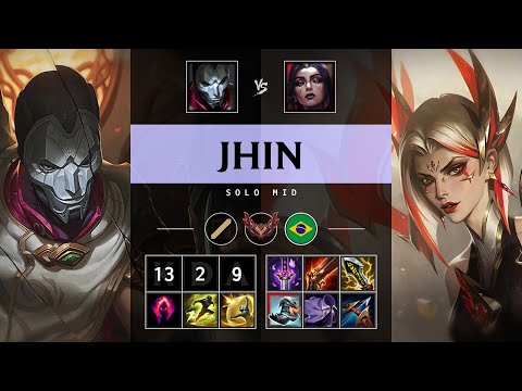 Jhin Mid vs LeBlanc - BR Grandmaster Patch 25.20