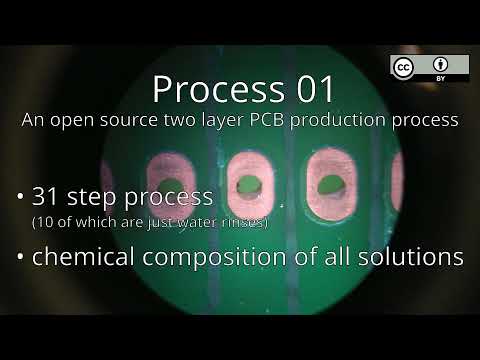 Process 01: An open source 2 layer PCB process - part 2