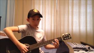 How to play Christian Hudson- Four leaf clover on the acoustic guitar