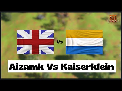 Age of Empires 3- British Vs Dutch | Aizamk Vs Kaiserklein  | Aoe3 DE | 1v1 Pro Game | 4K