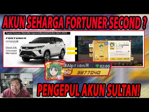 🔥🔥REVIEW AKUN SEHARGA FORTUNER SECOND!! SERVER MUDA SUDAH ULAI GILA!! - ONE PUNCH MAN:The Strongest