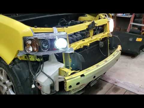How to replace headlights, upgrade, on scion xb 2005, led lights